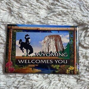 Wyoming welcomes you magnet